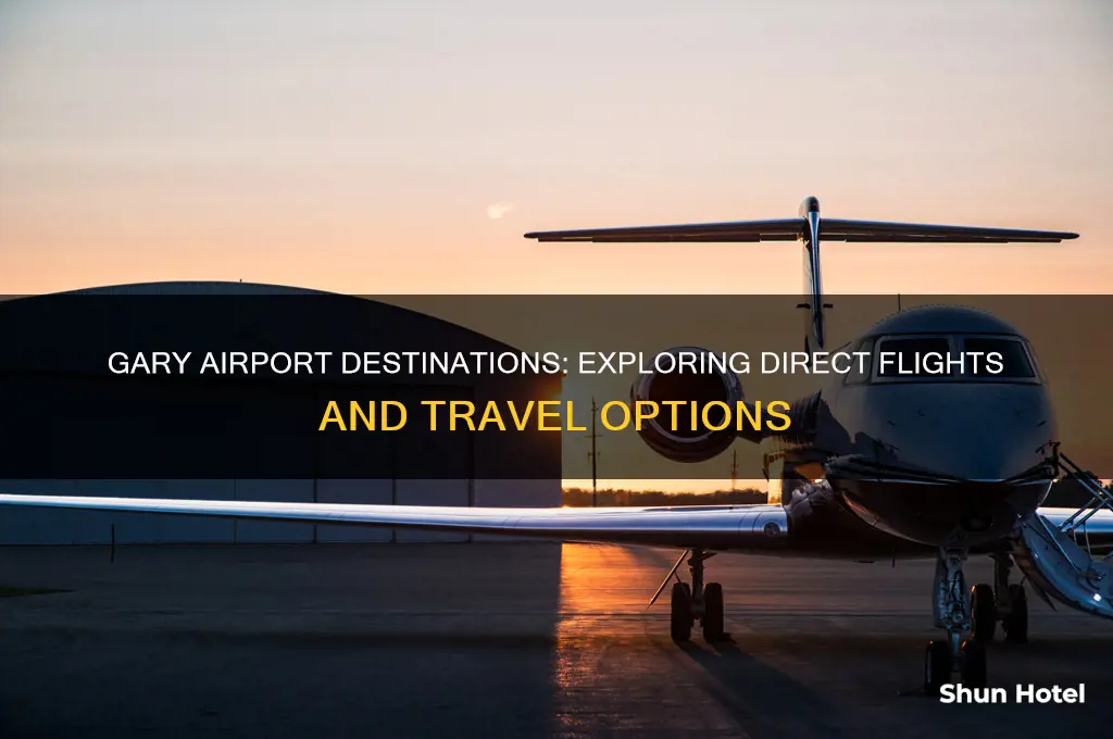 where does gary airport fly to