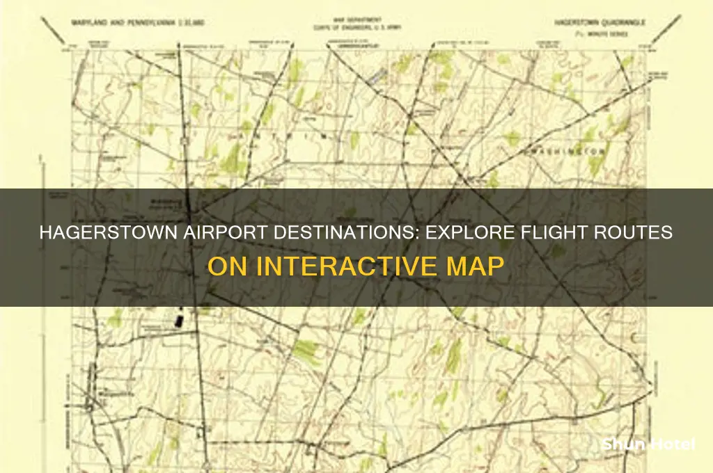 where does hagerstown airport fly to map