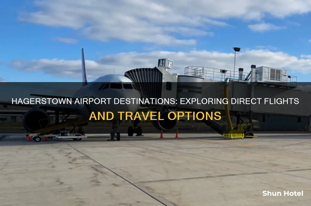 where does hagerstown airport fly to