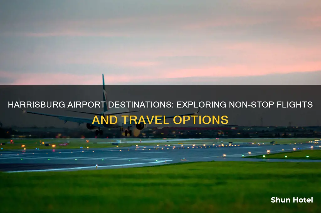 where does harrisburg airport fly to