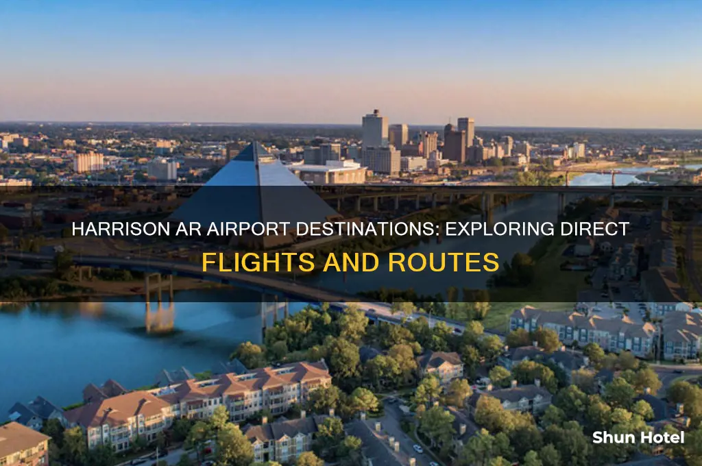 where does harrison ar airport fly to