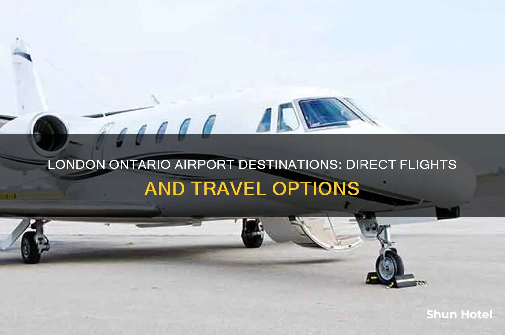 where does london ontario airport fly to