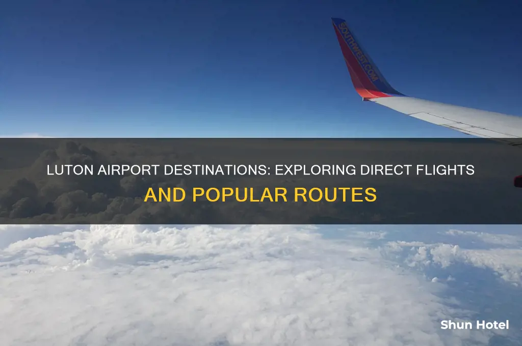 where does luton airport fly to