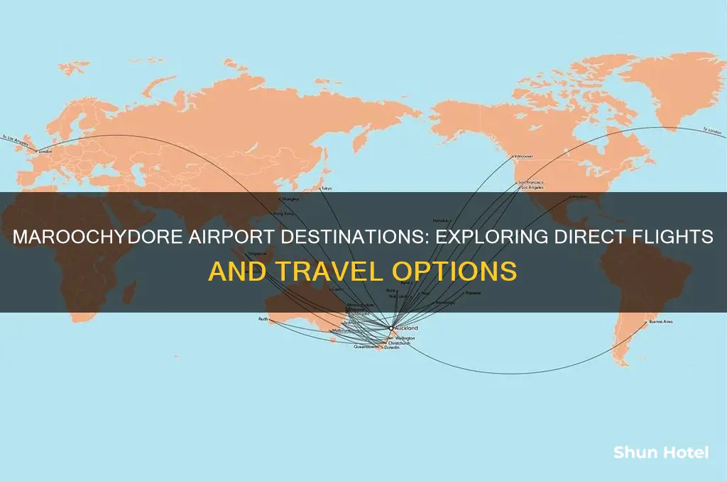 where does maroochydore airport fly to