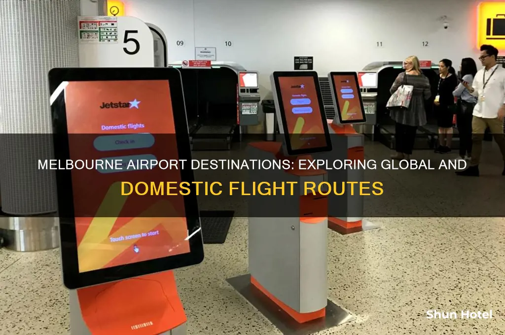 where does melbourne airport fly to