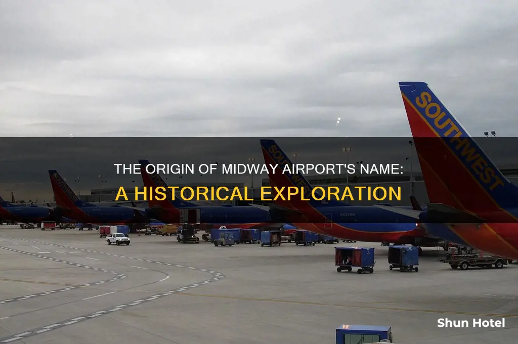 where does midway airport get its name