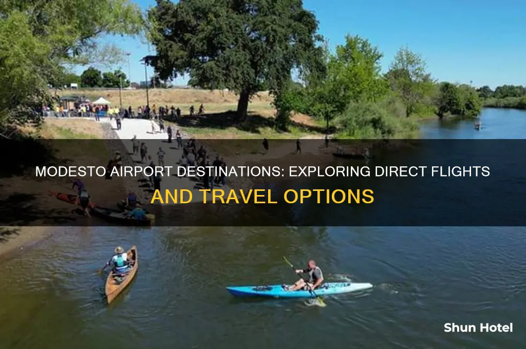 where does modesto airport fly to