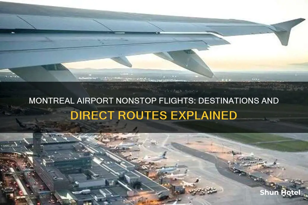 where does montreal airport fly nonstop