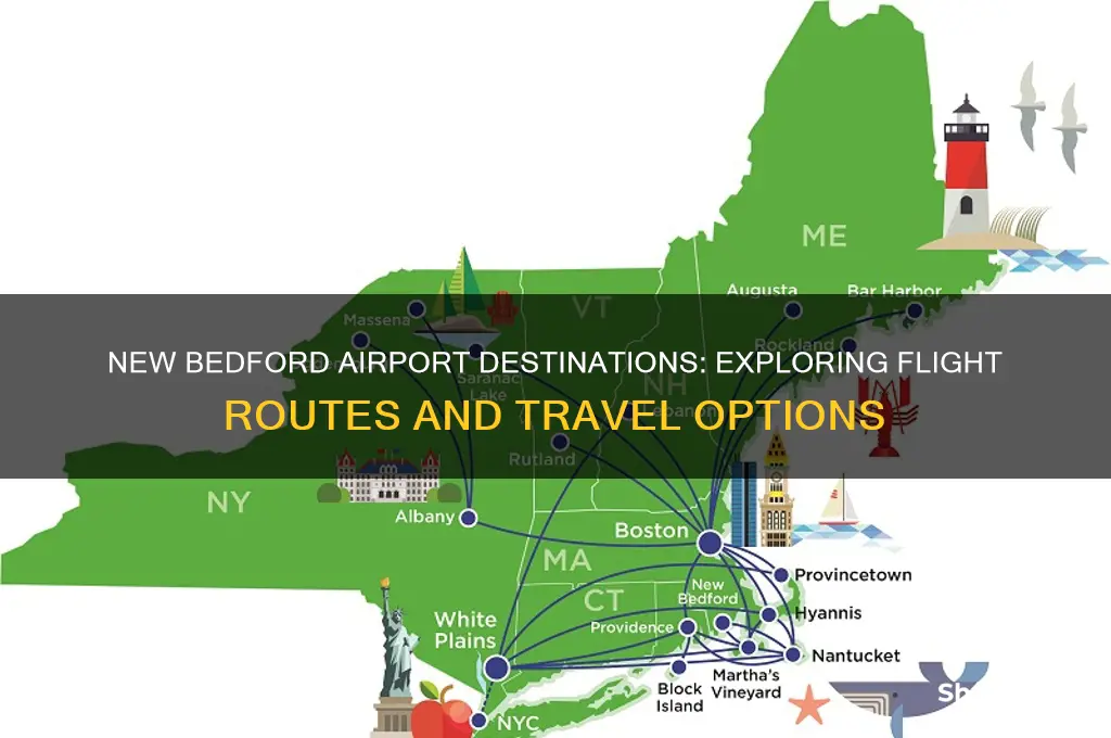where does new bedford airport fly to