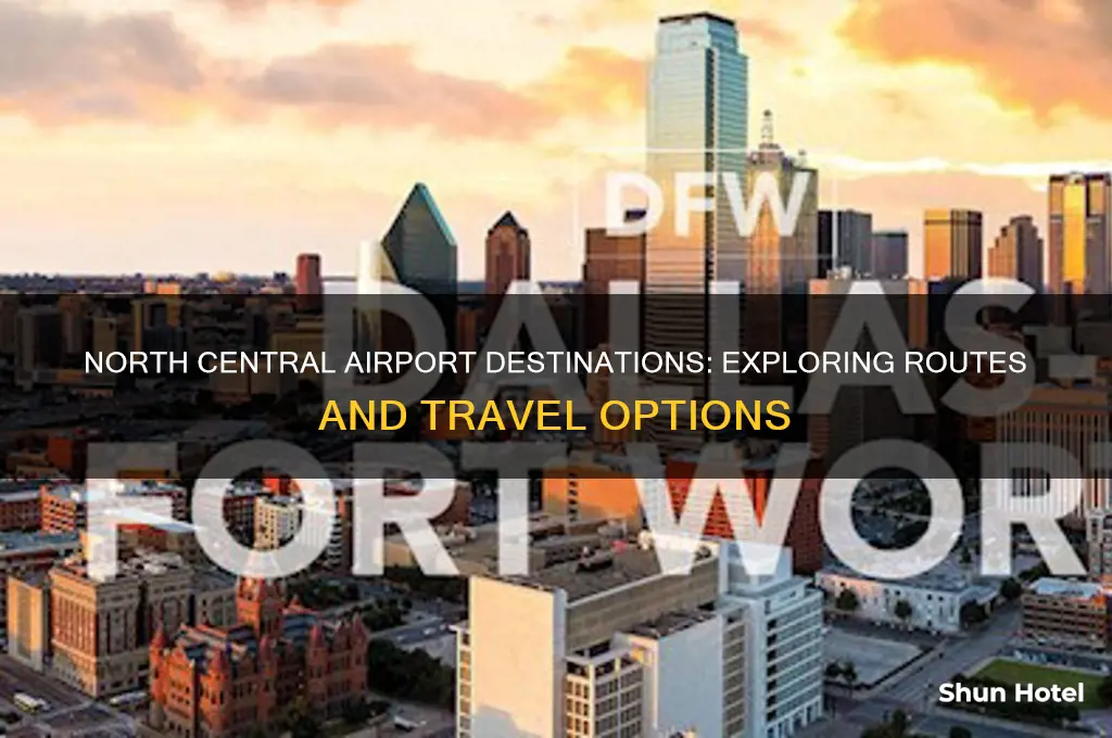 where does north central airport fly to