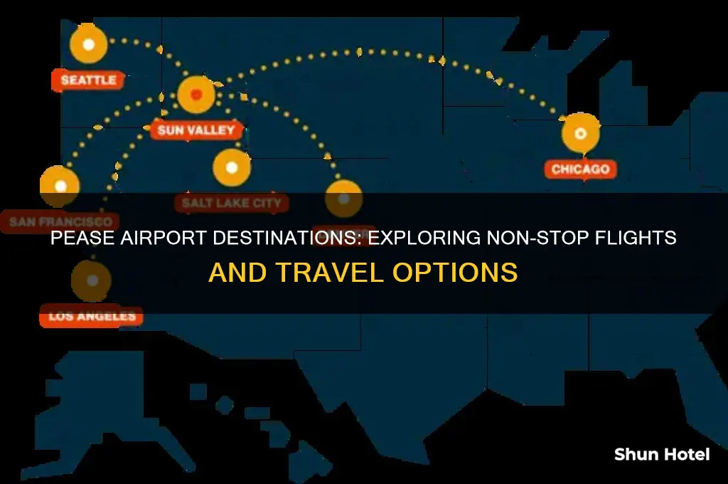 where does pease airport fly to