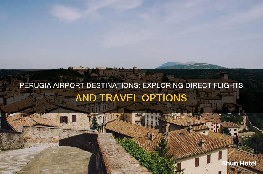 where does perugia airport fly to