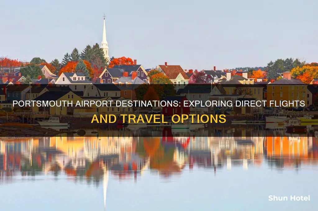 where does portsmouth airport fly to