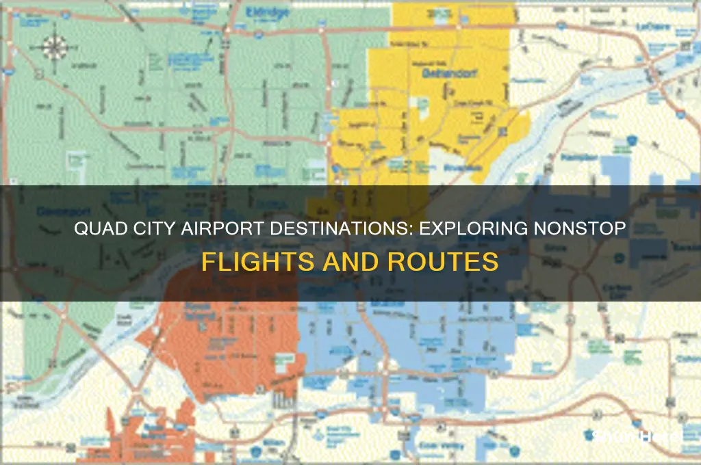where does quad city airport fly