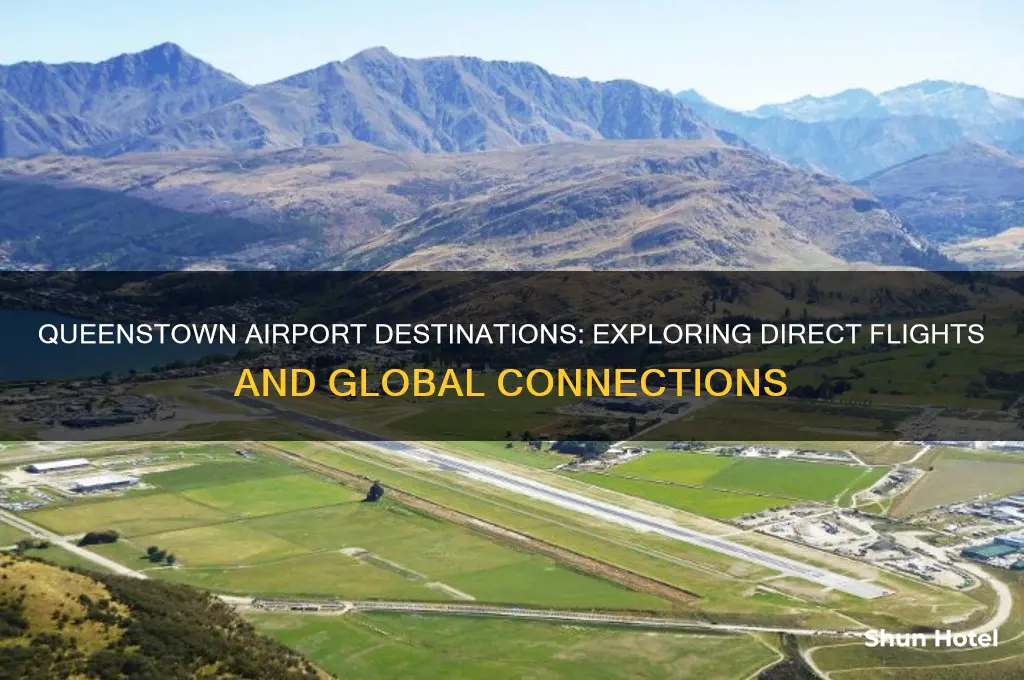 where does queenstown airport fly to