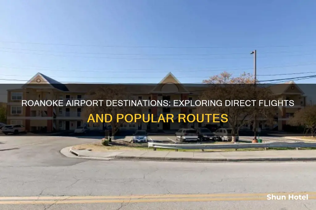 where does roanoke airport fly to