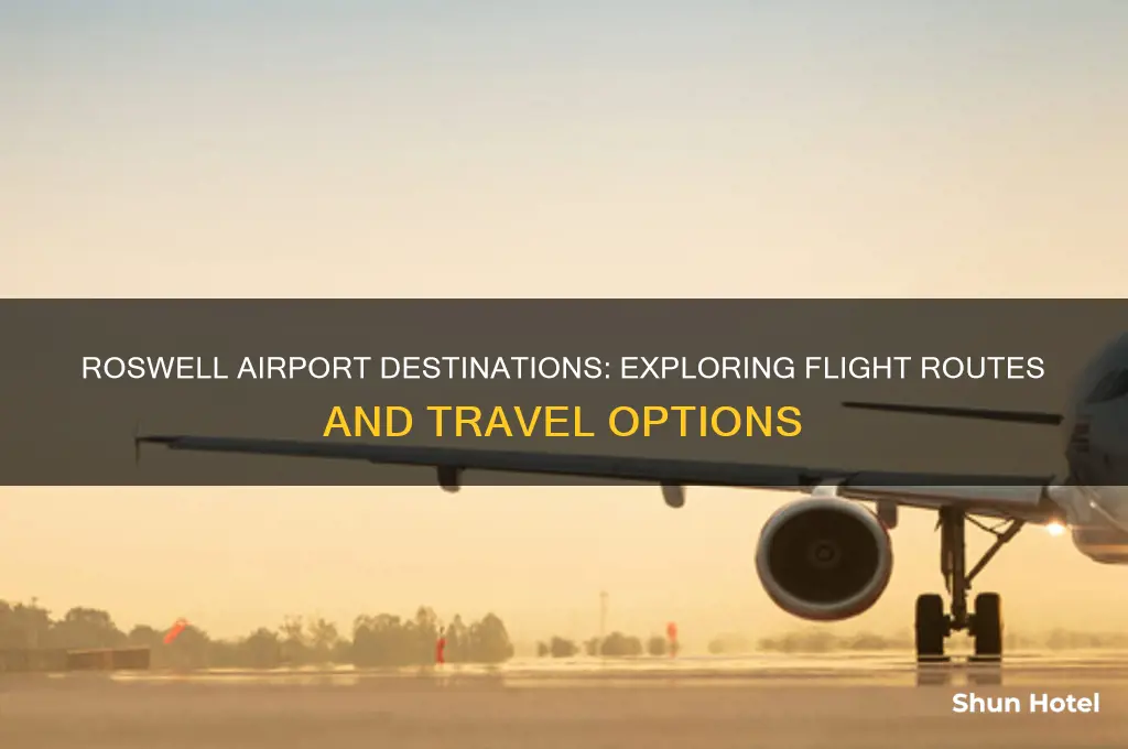 where does roswell airport fly to