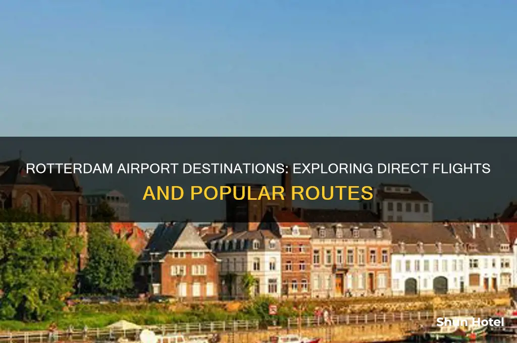 where does rotterdam airport fly to
