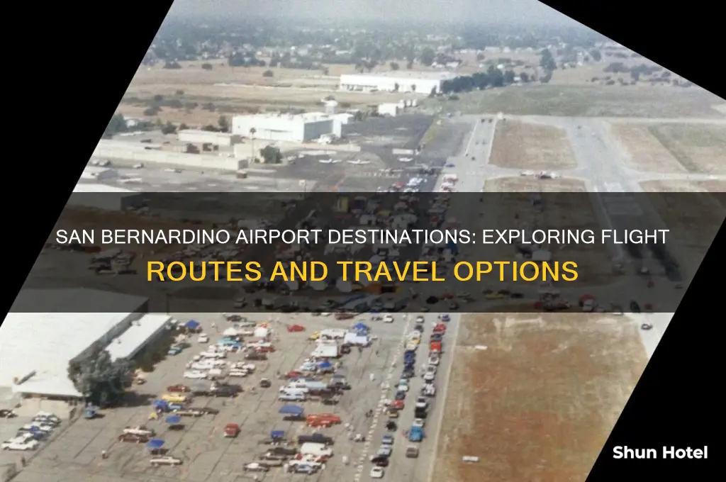 where does san bernardino airport fly to
