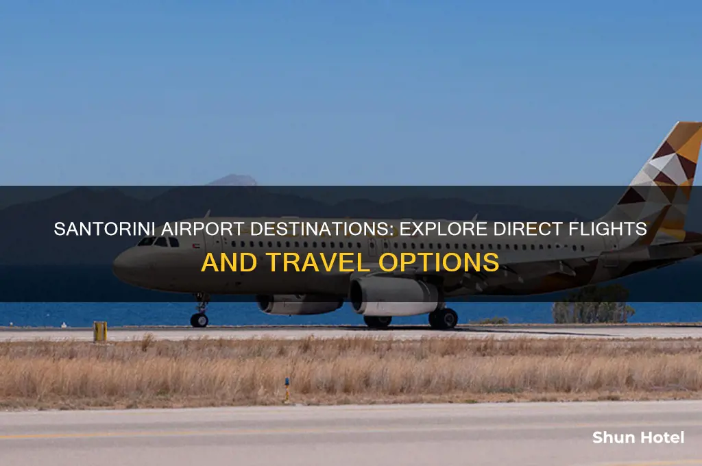where does santorini airport fly to