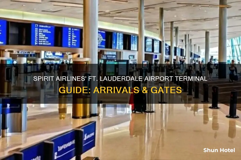 where does spirit fly into at ft lauderdale airport
