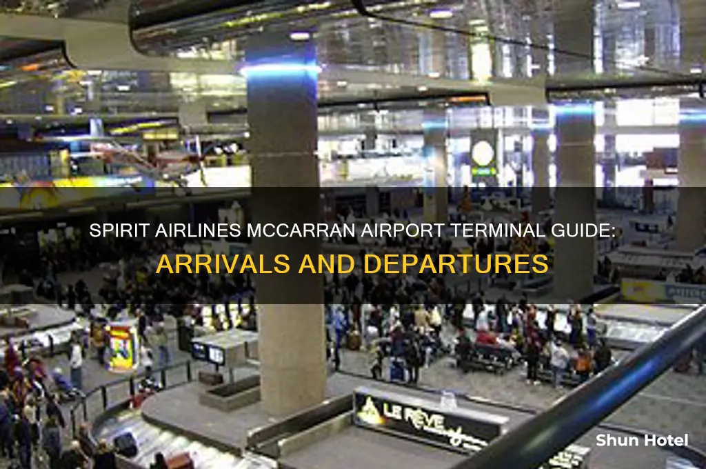 where does spirit land in mccarren international airport