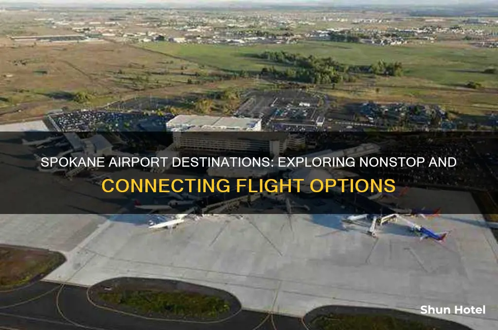 where does spokane airport fly to