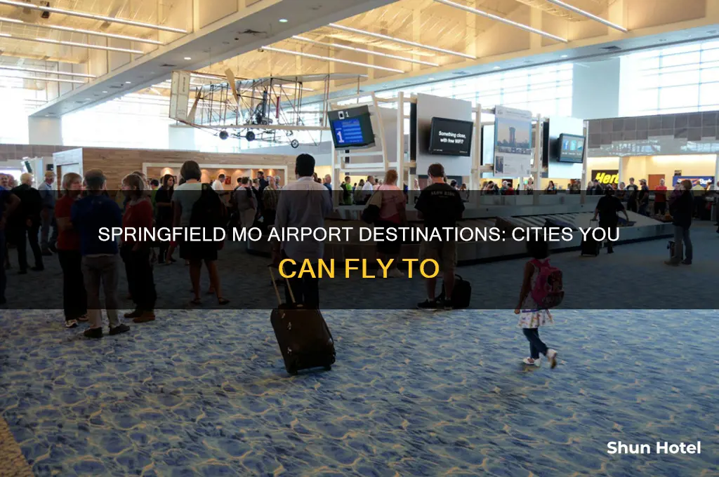where does springfield mo airport fly to what cities