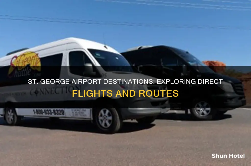 where does st george airport fly to