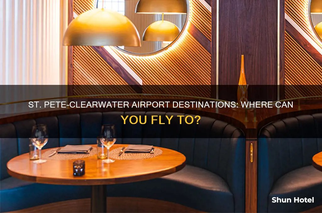 where does st petersburg clearwater airport fly to