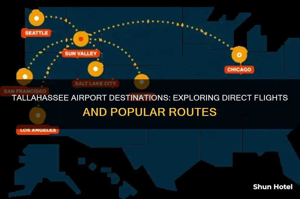 where does tallahassee airport fly to