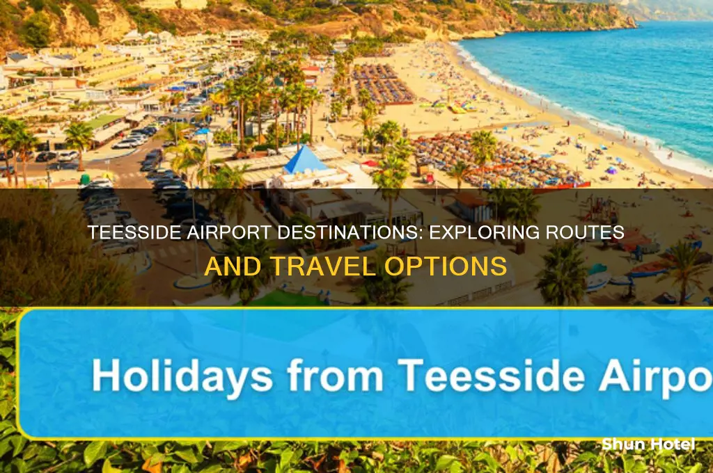 where does teesside airport fly to