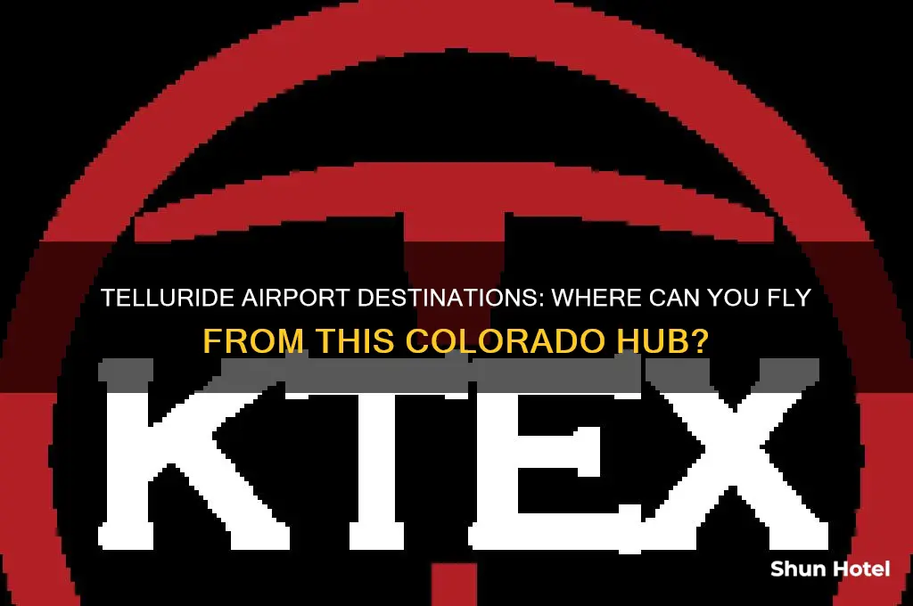 where does telluride airport fly