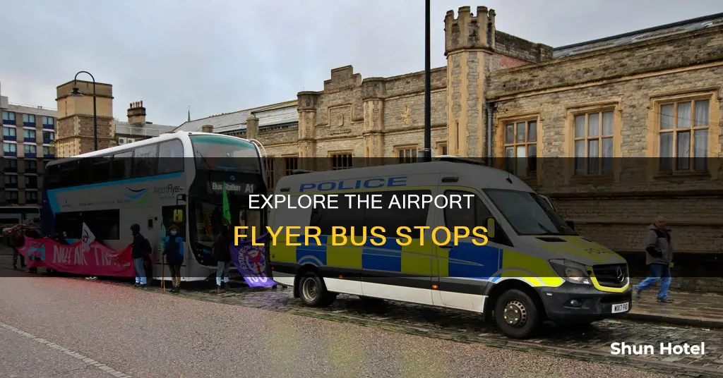 where does the airport flyer stop