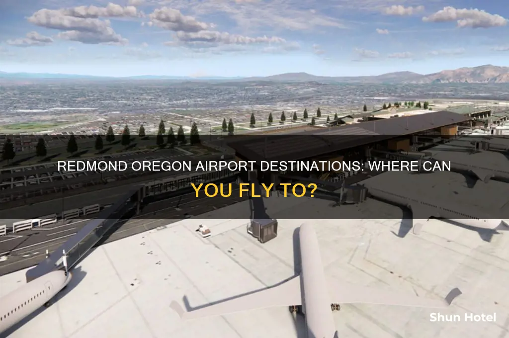 where does the redmond oregon airport fly to