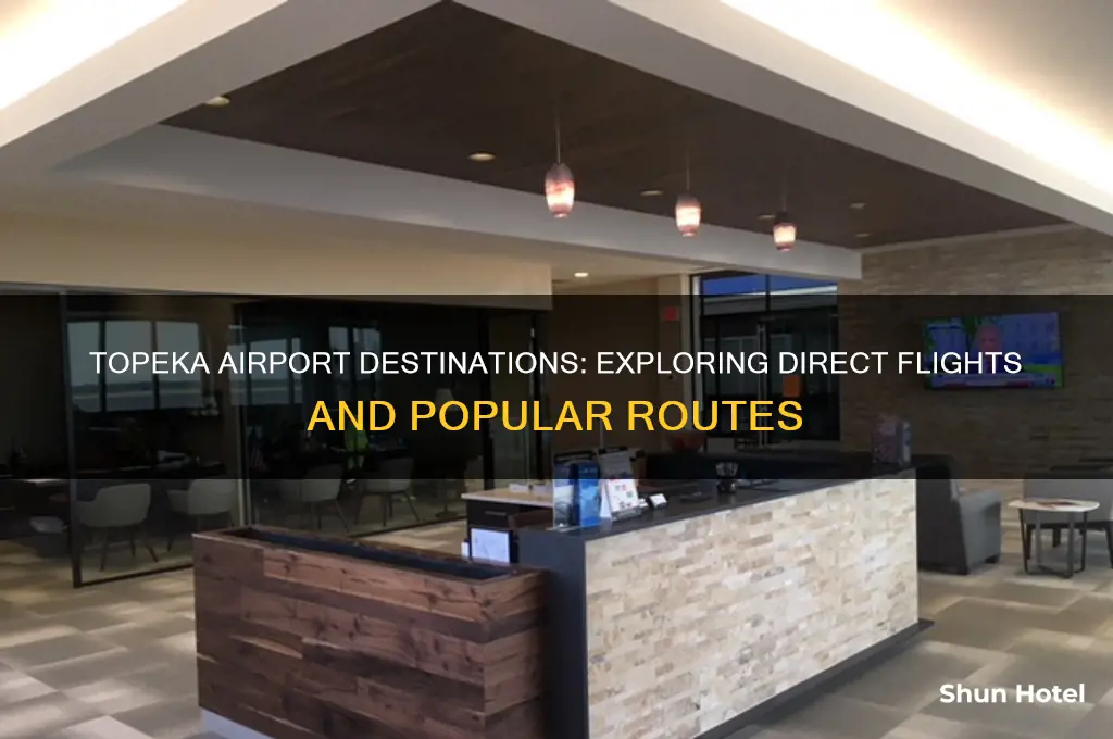 where does topeka airport fly to