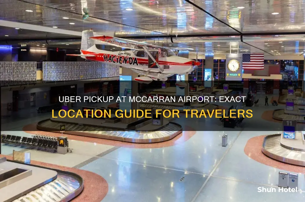 where does uber pickup at mccarran international airport