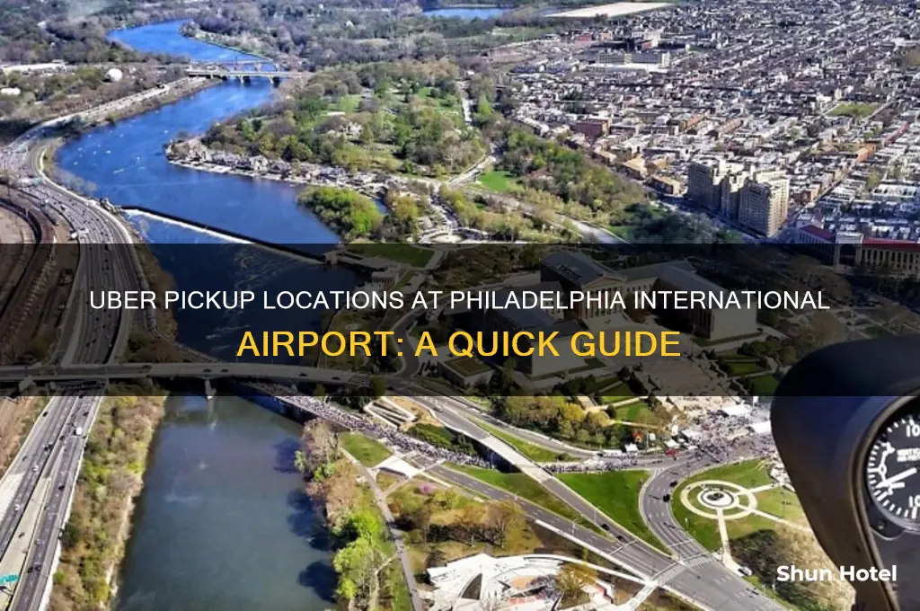 where does uber pickup at philadelphia international airport