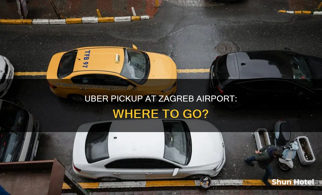 where does uber pickup zagreb airport