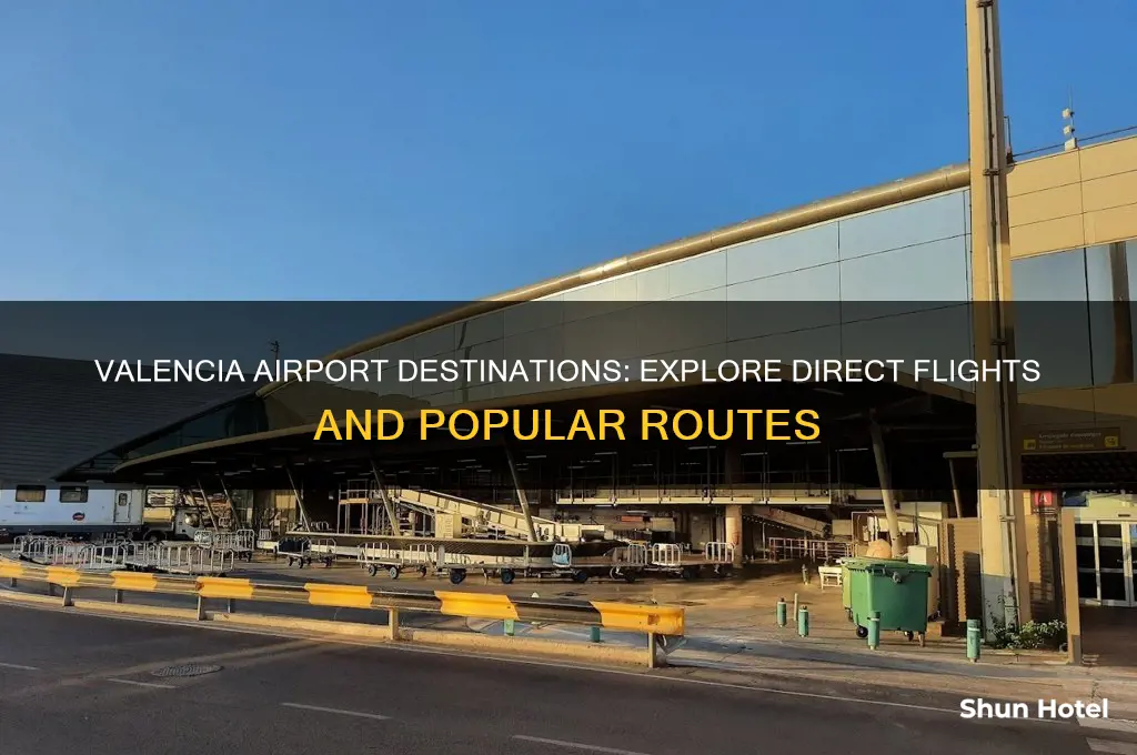 where does valencia airport fly to