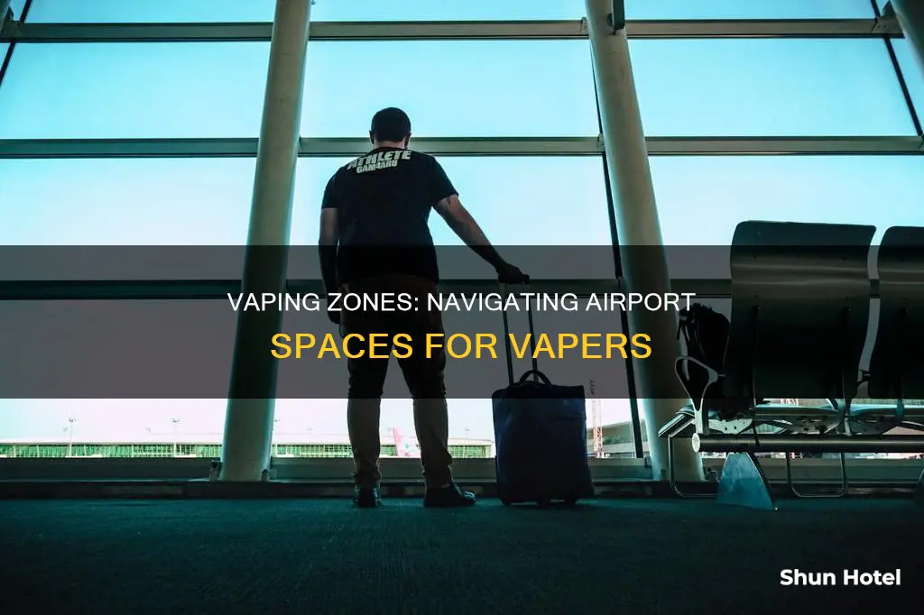 where in airports can yoy vape