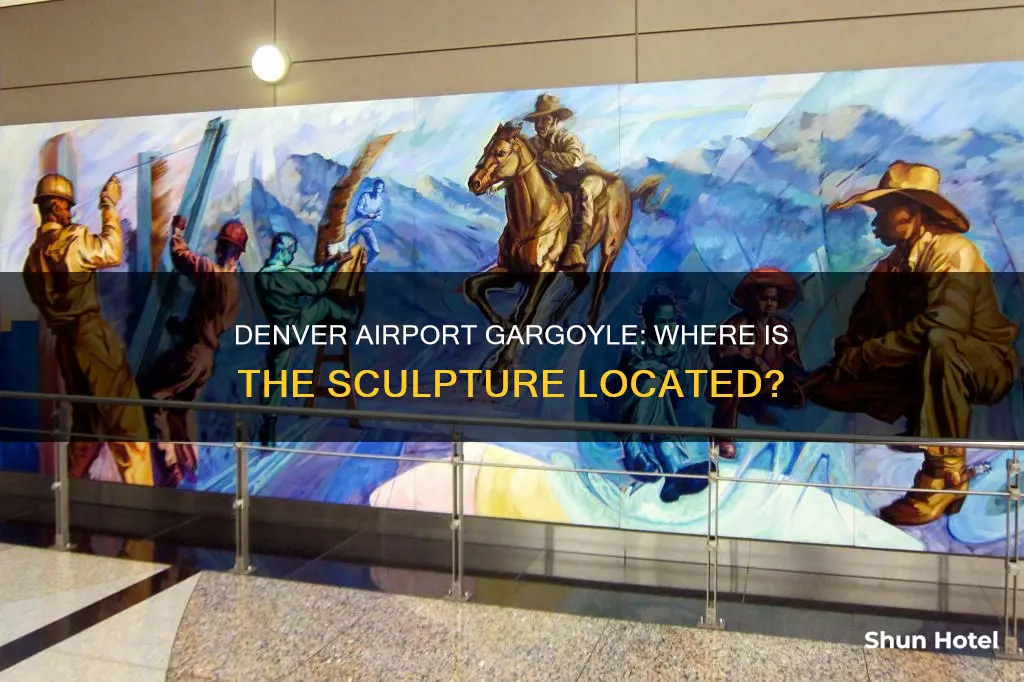 where in denver airport is gargoyle