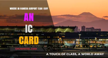 Haneda Airport: Where to Buy an IC Card?