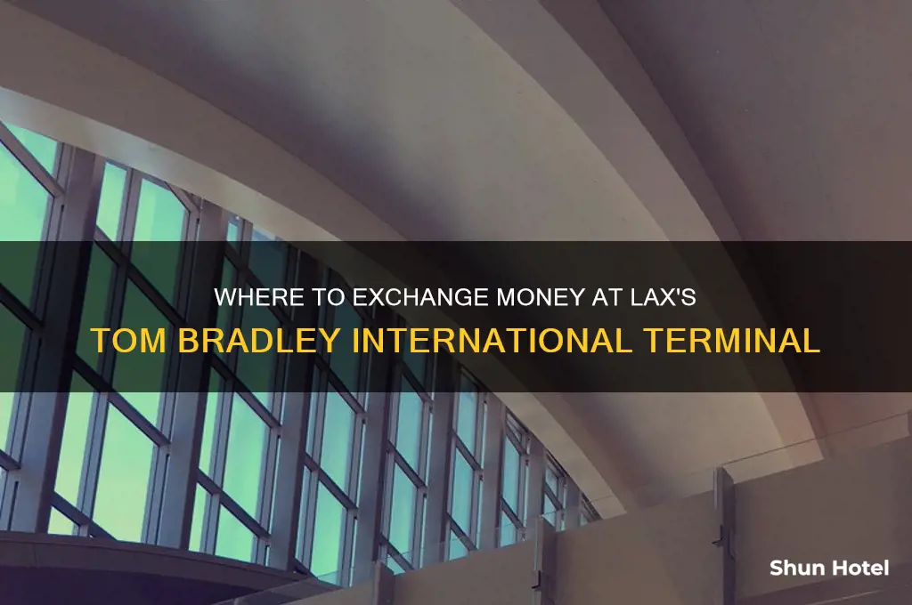 where is a money exchange in thomas bradley international airport
