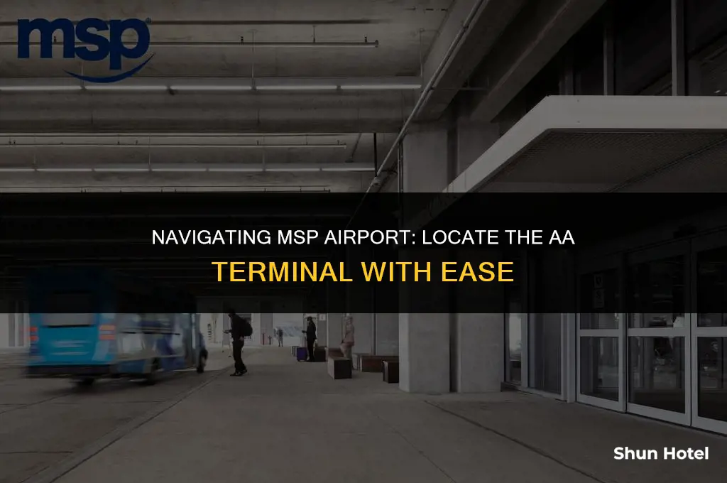 where is aa terminal in msp airport