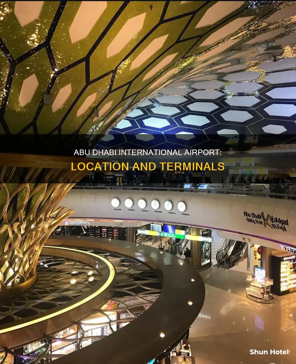 where is abu dhabi airport located