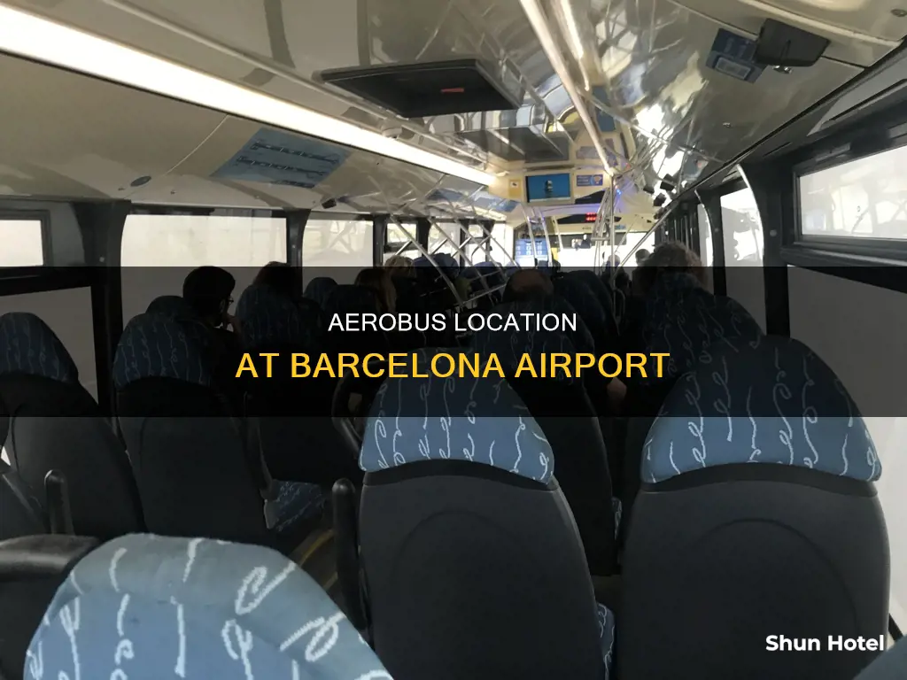 where is aerobus at barcelona airport