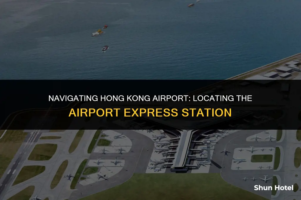 where is airport express station in hong kong airport terminal