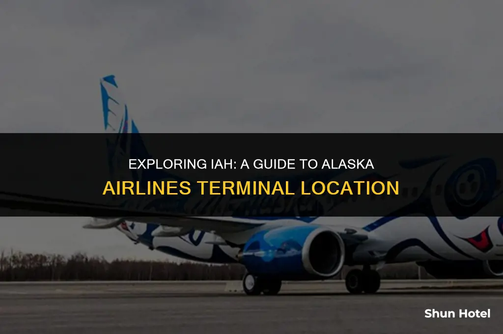 where is alaska airlines terminal located at iah airport