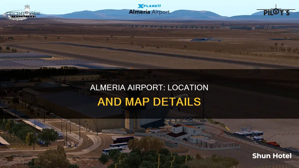where is almeria airport on map